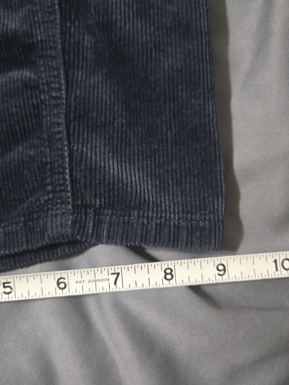 Anthropologie Pilcro Rylan Corduroy Flare Pants 25 Navy Blue/black HighRise Wide